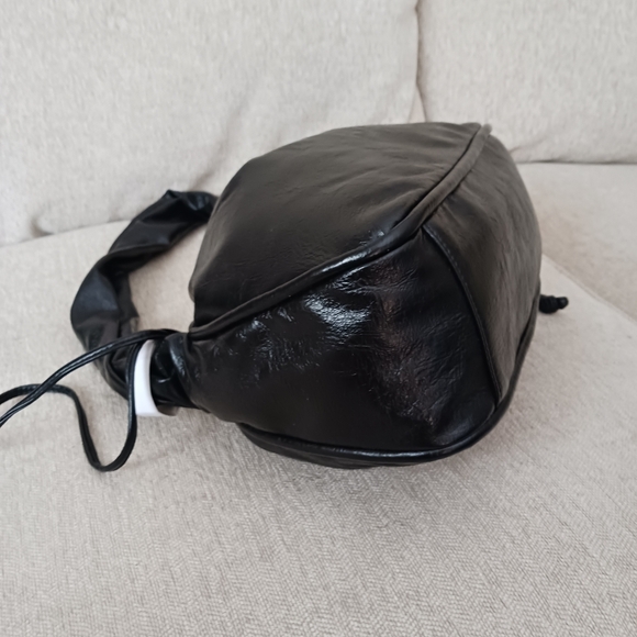 Zara black leather shoulders bag - Picture 5 of 12